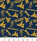 Sykel Enterprises-West Virginia University Cotton Fabric-West Virginia Mountaineers Tone On Tone Cotton Quilting Fabric